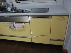 千葉キッチン取付け隊　トップオープン食洗機の工事　施工後